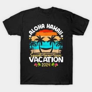 Family Vacation Hawaii 2024 Matching Summer Vacation 2024 T-Shirt